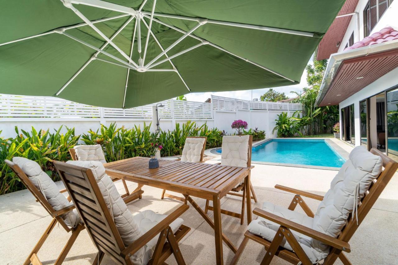 Villa Amaya, 2 Story Tropical Oasis With Green Hills View & Pool, Kamala-stranden Eksteriør bilde