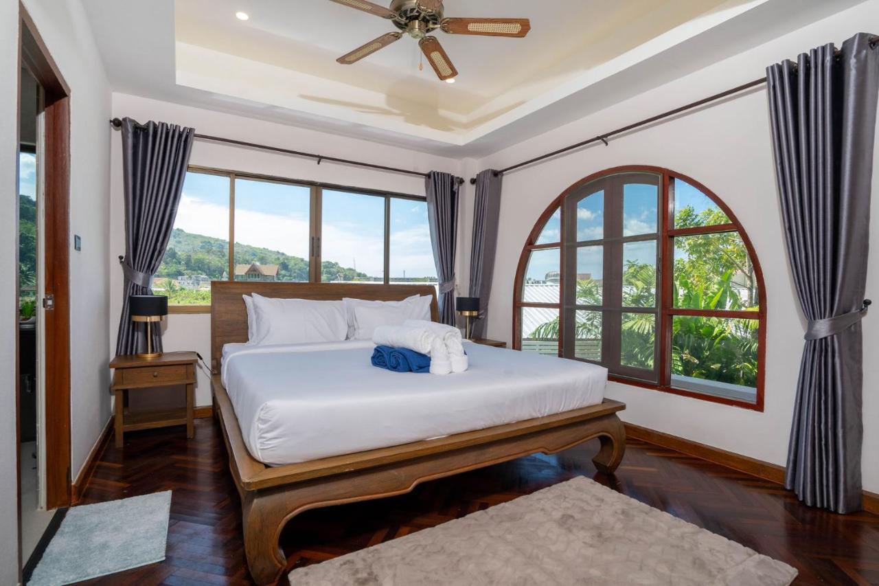Villa Amaya, 2 Story Tropical Oasis With Green Hills View & Pool, Kamala-stranden Eksteriør bilde